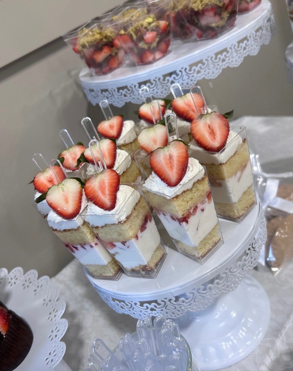 Postres de chocolate Ferrero