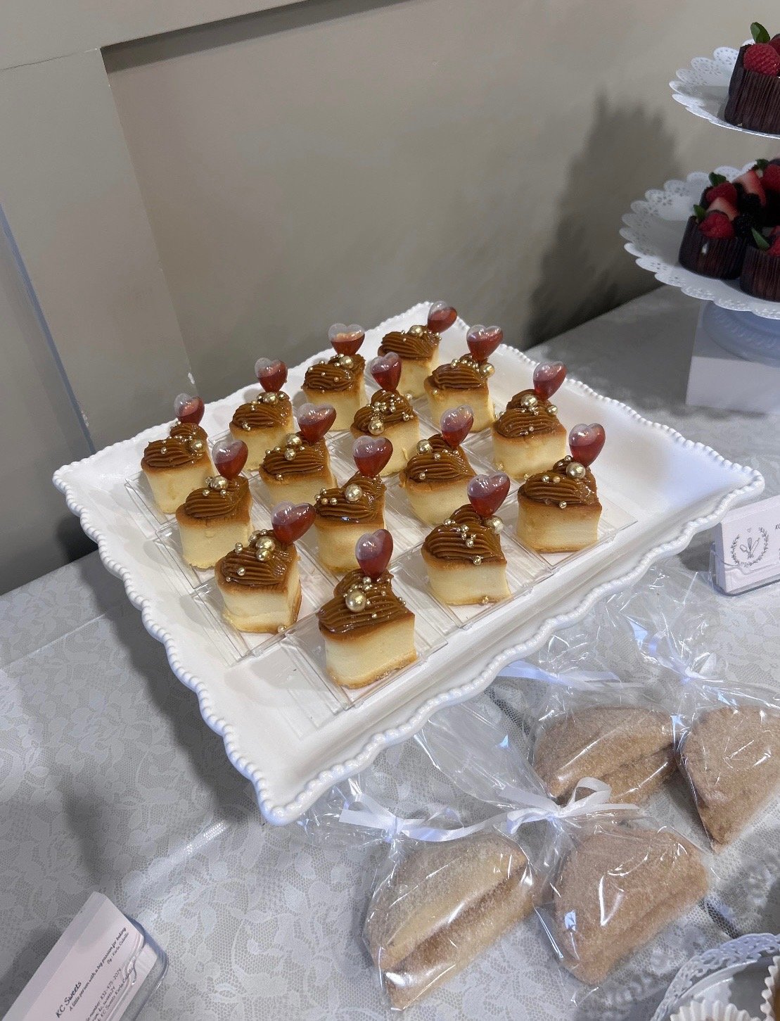 Pastelitos con dulce de leche
